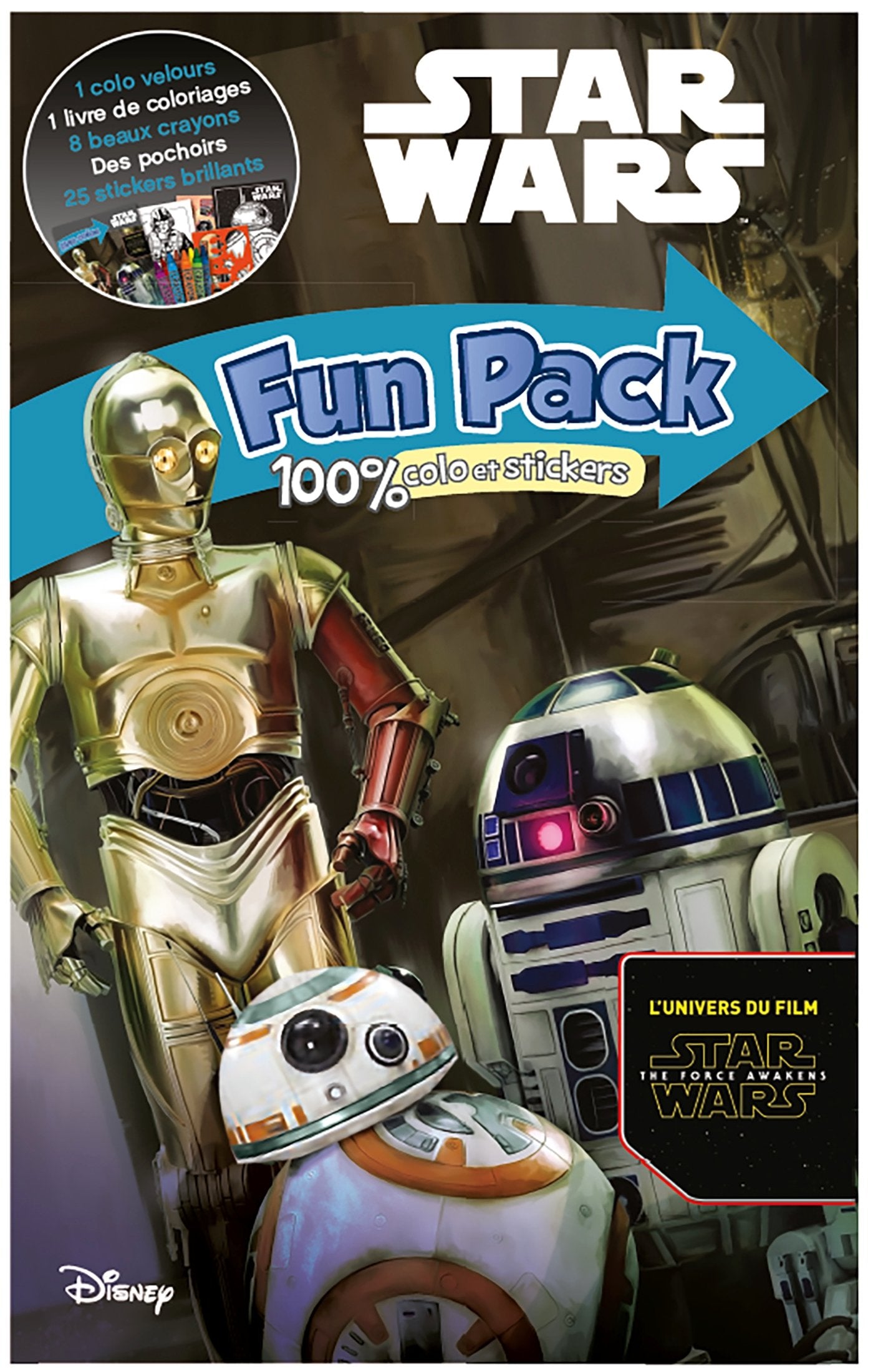 Droïdes, STAR WARS VII, FUN PACK: 100 % colo et stickers Tiptoi & Games