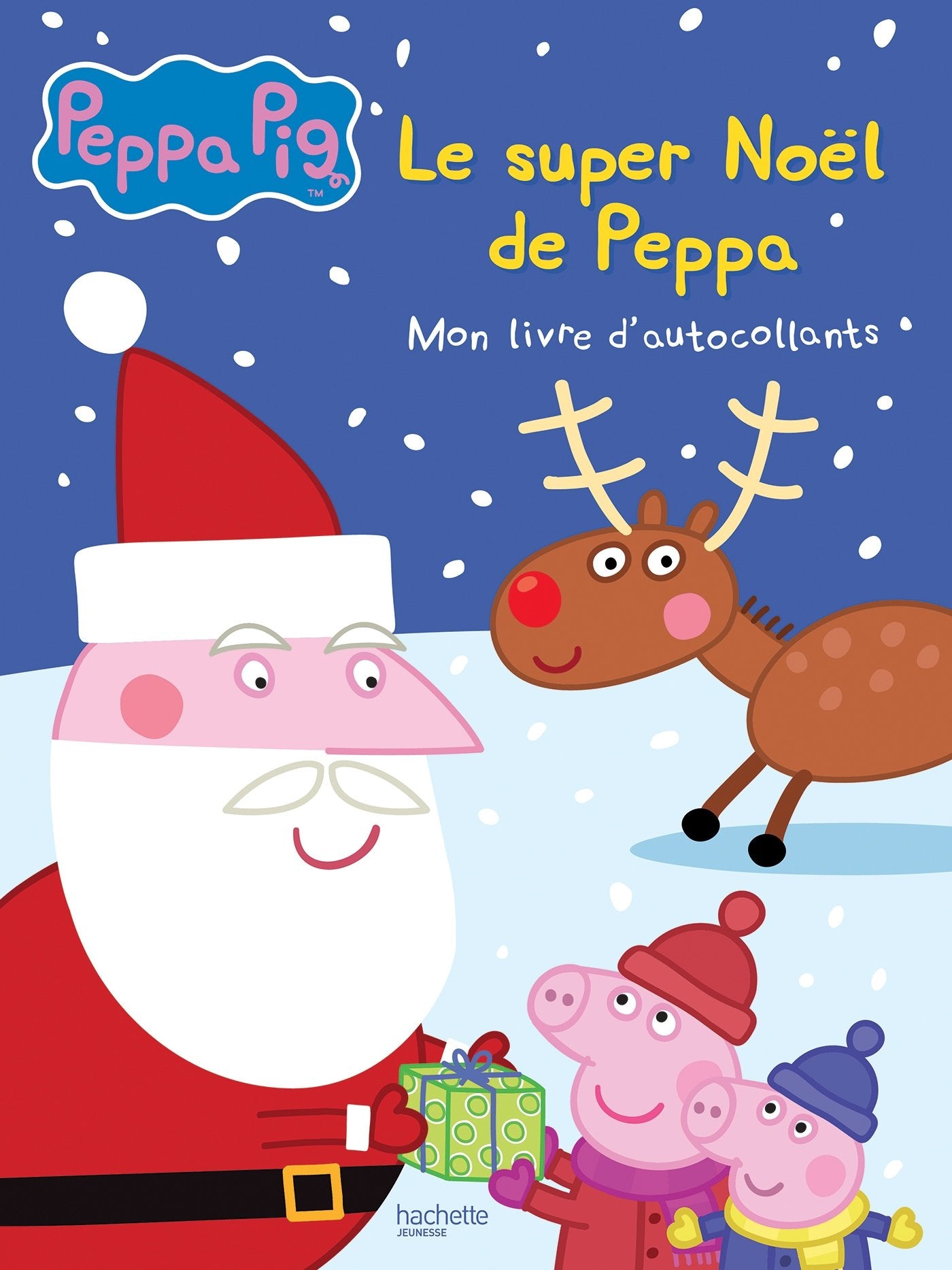 Peppa Pig - Mon livre d'autocollants - Le super Noël de Peppa Tiptoi & Games