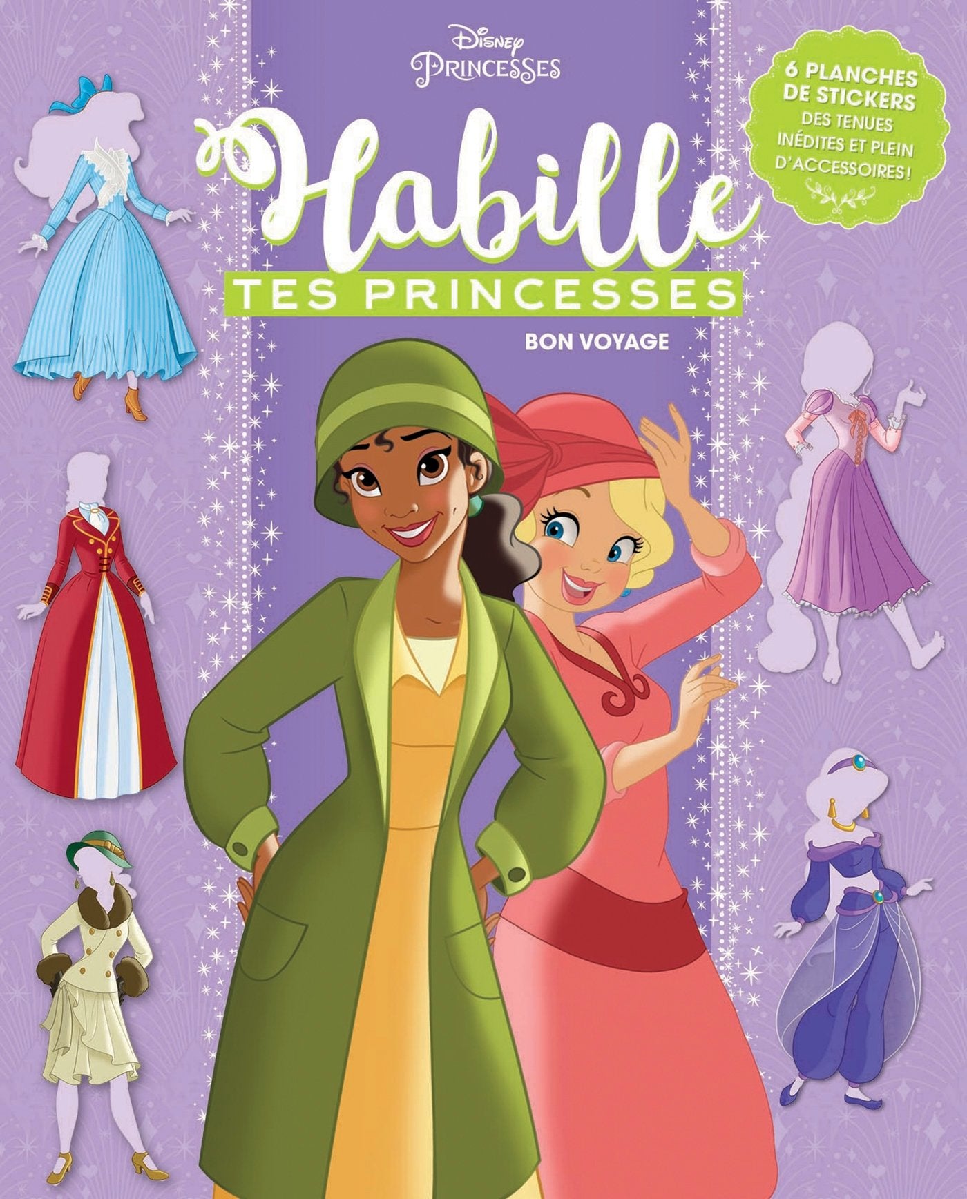 DISNEY PRINCESSES - Habille tes princesses - cahier - Voyages des princesses book