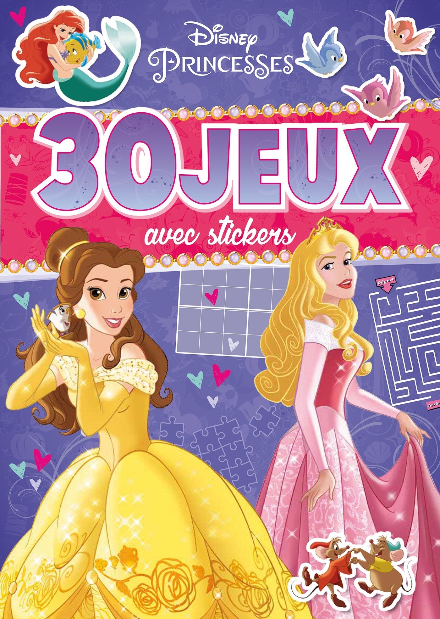 DISNEY PRINCESSES - 30 jeux avec stickers book