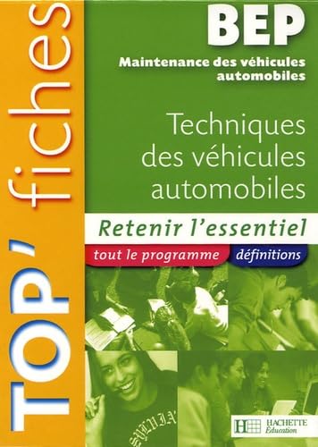 Techniques des véhicules automobiles BEP Maintenance des véhicules automobiles book