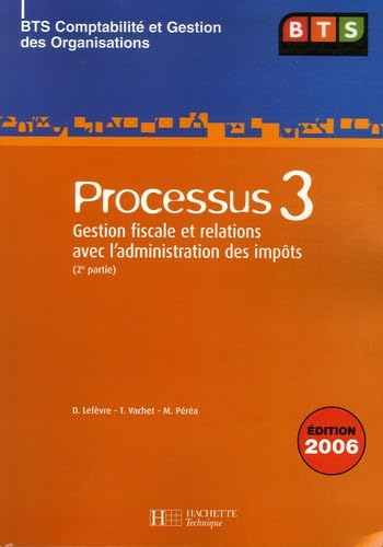 Gestion fiscale et relation avec l'administration des impôts BTS CGO: 2e partie book