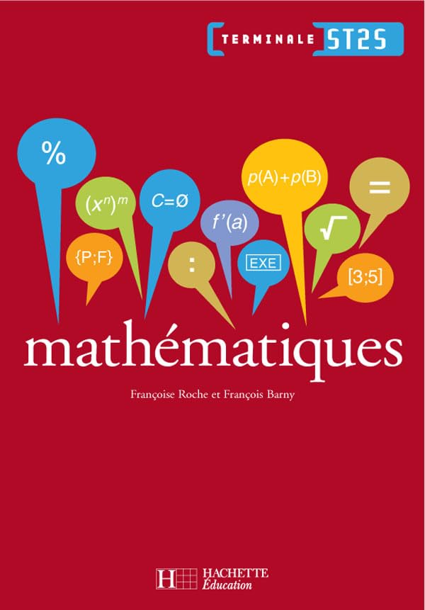 Mathématiques Term. ST2S - Livre élève - Ed.2008 book