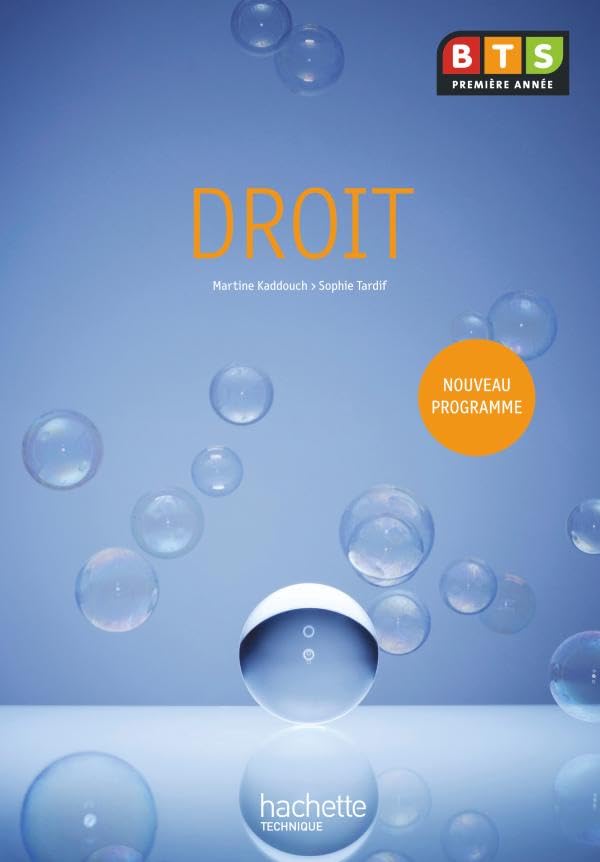 Droit, BTS 1re année, Livre de l'élève, éd. 2009 book