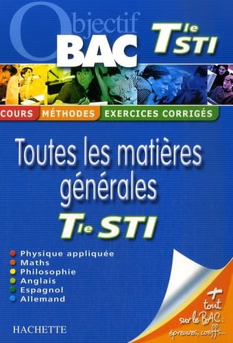 Toutes les matières générales Tle STI book