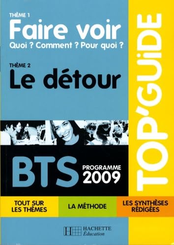 BTS, Thème 1 : Faire voir, quoi ? comment ? pour qui ? Thème 2 : le détour book