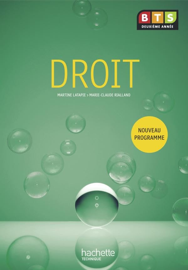 Droit, BTS 2e année, Livre de l'élève, éd. 2010 book