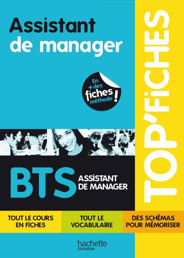 TOP'Fiches - Assistant de manager, BTS Assistant de manager book