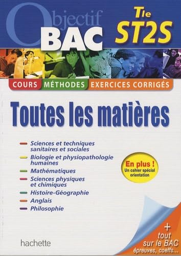 Toutes les matières Tle ST2S book