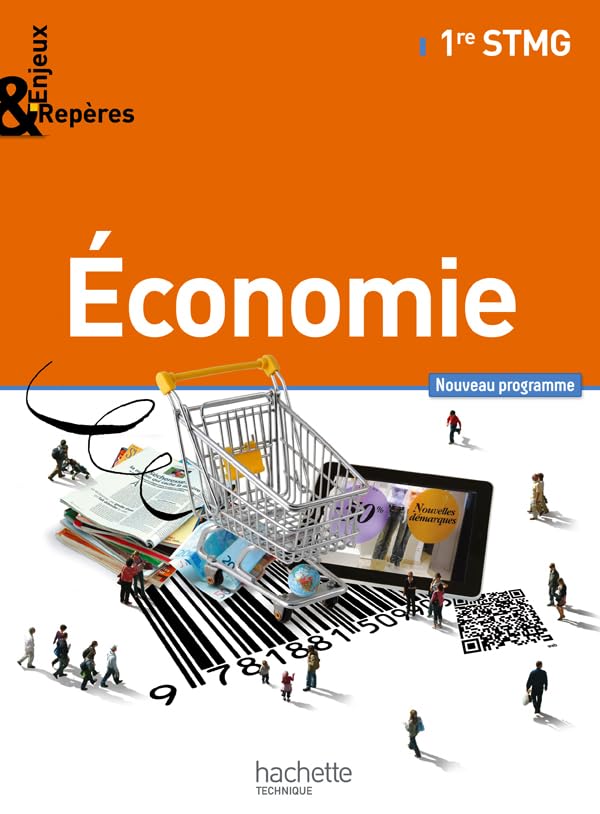 Enjeux et Repères Économie 1re STMG - Livre élève Grand format - Ed. 2012 book