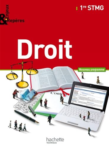 Enjeux et Repères Droit 1re STMG - Livre élève Grand format - Ed. 2012 Professional & Reference Books