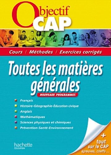 Toutes les matières générales CAP book