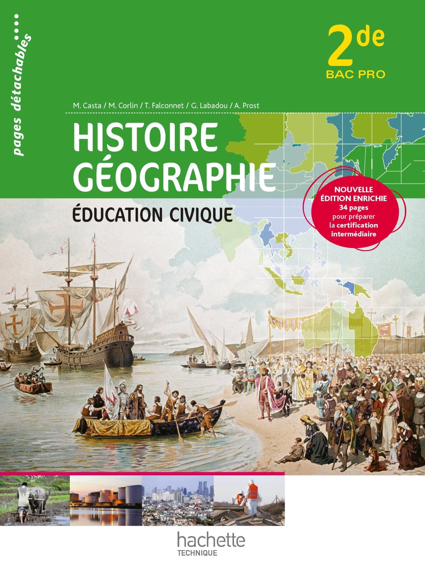 Histoire Géographie Education civique 2de Bac Pro - Livre élève consommable - Ed. 2013 book
