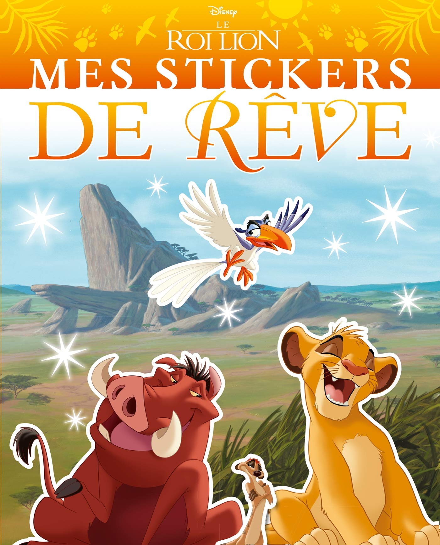LE ROI LION - Mes Stickers de Rêve - Disney book