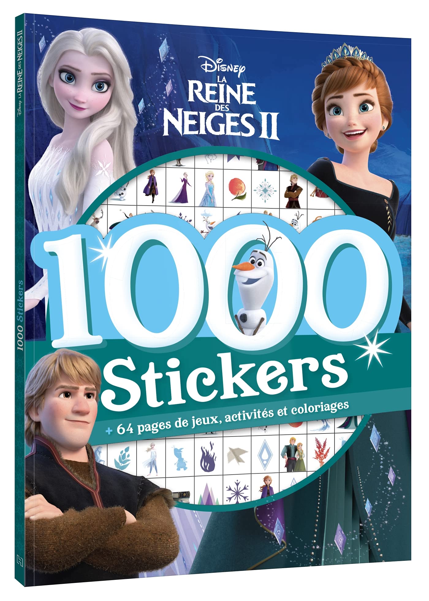 LA REINE DES NEIGES - 1000 stickers - Disney book