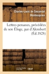 Lettres persanes, précédées de son Eloge, par d'Alembert Contemporary literature