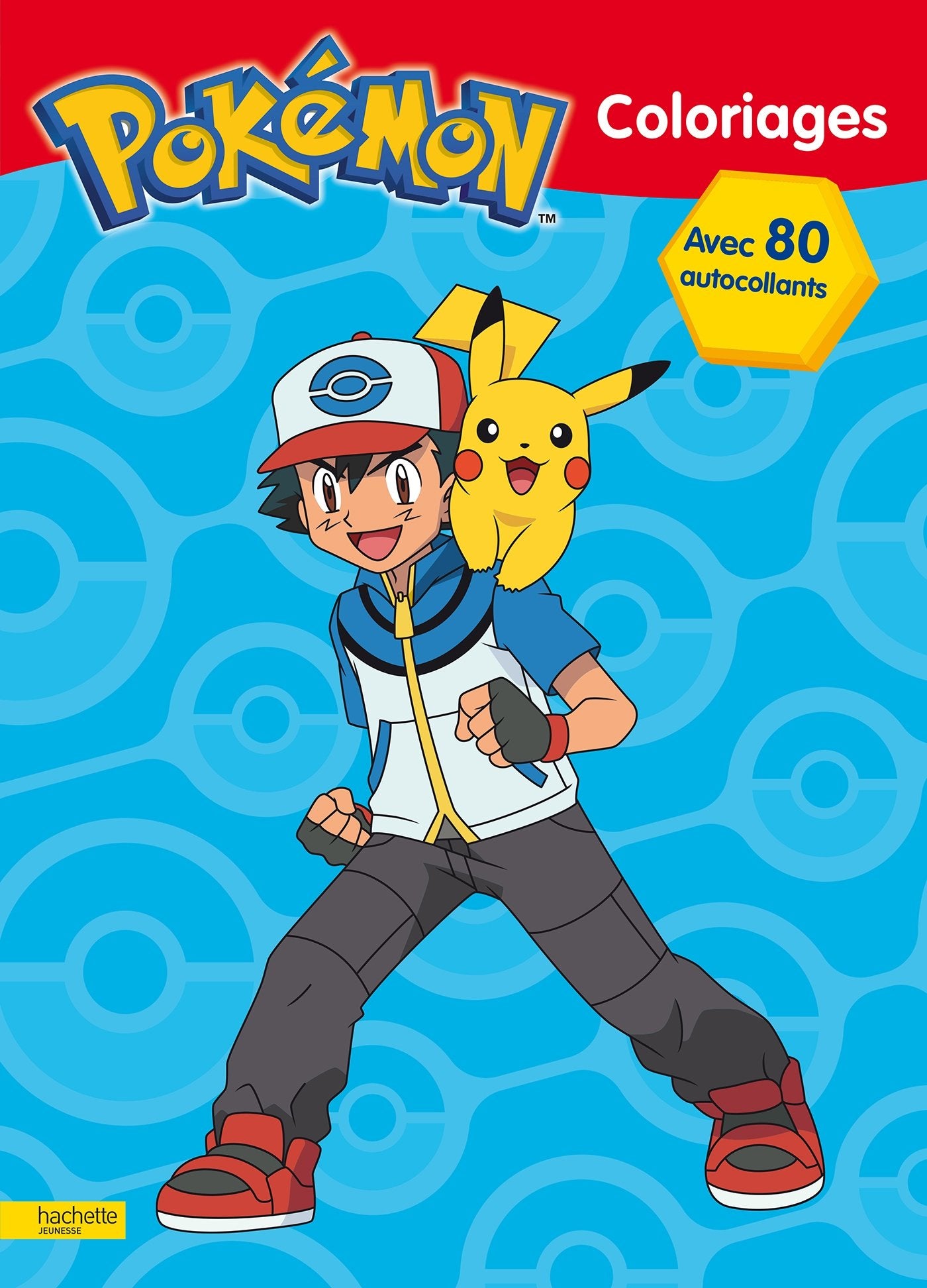 Coloriage irisé Pokemon: Avec 80 autocollants Children's books