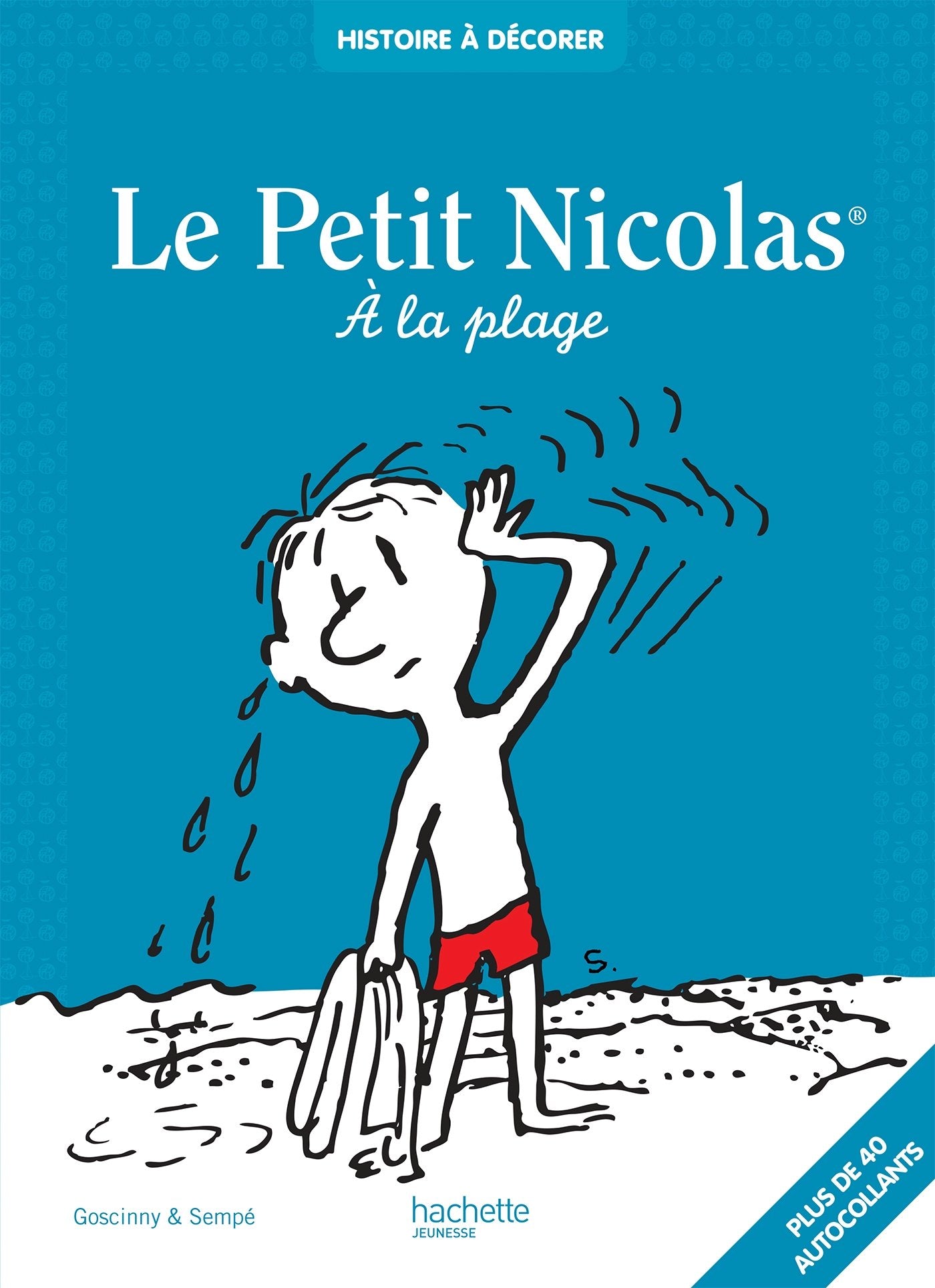 Décors et autocollants le petit Nicolas - les vacances book
