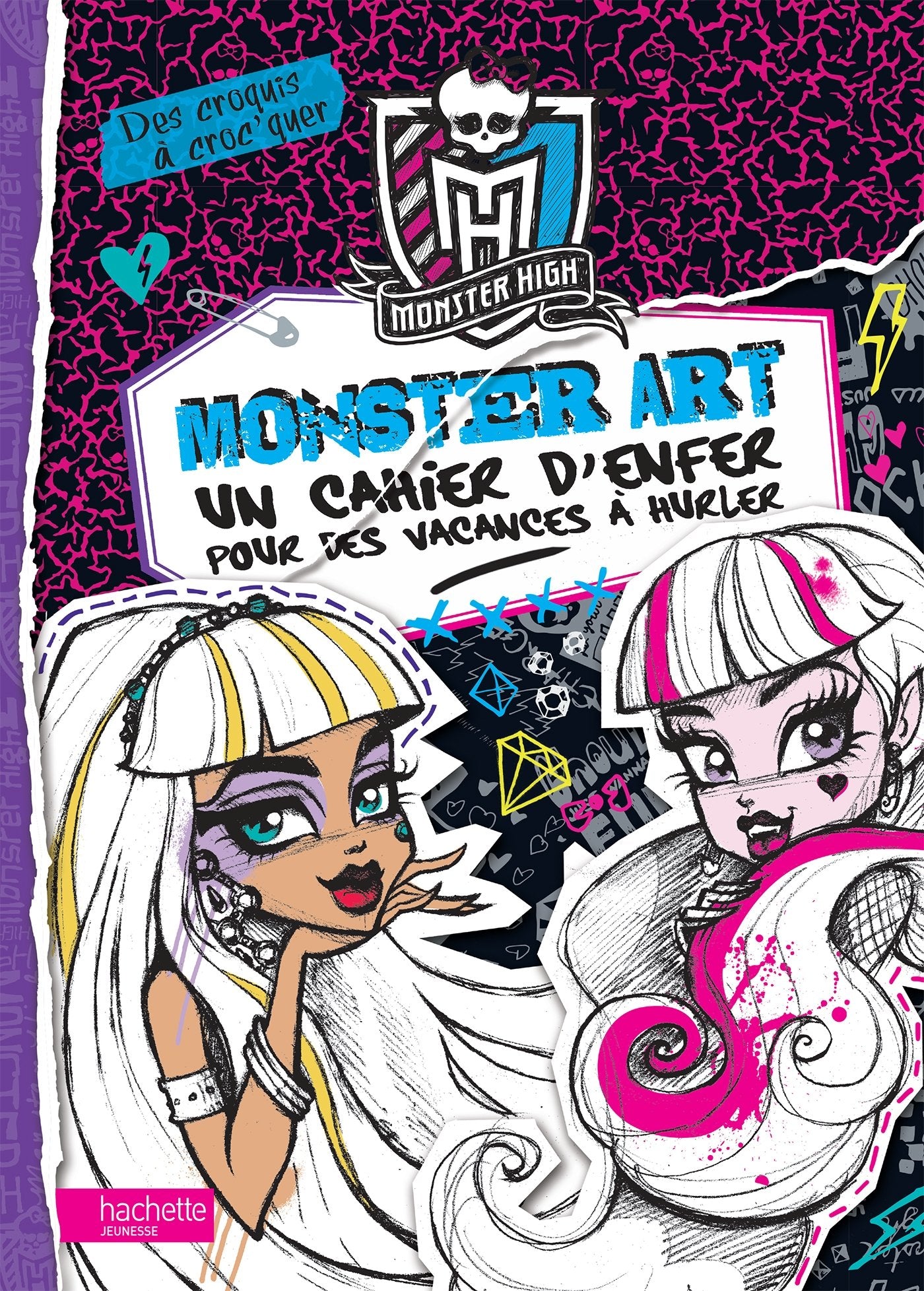Monster Art: Un cahier d'enfer pour des vacances à hurler book