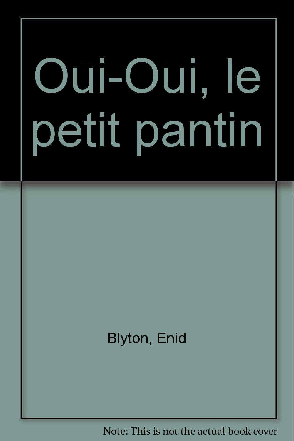Oui-Oui, le petit pantin book