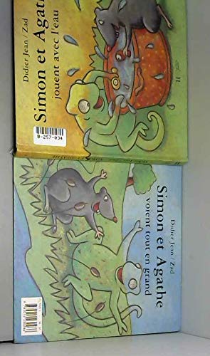 Simon et Agathe jouent avec l'eau. Simon et Agathe voient tout en grand book