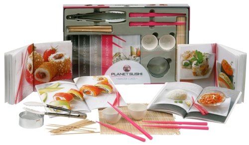 Planet sushi master class: Coffret 4 livres et accessoires book