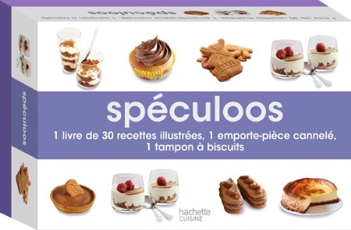 Spéculoos: 1 livre de 30 recettes illustrées, 1 emporte-pièce cannelé, 1 tampon à biscuits book