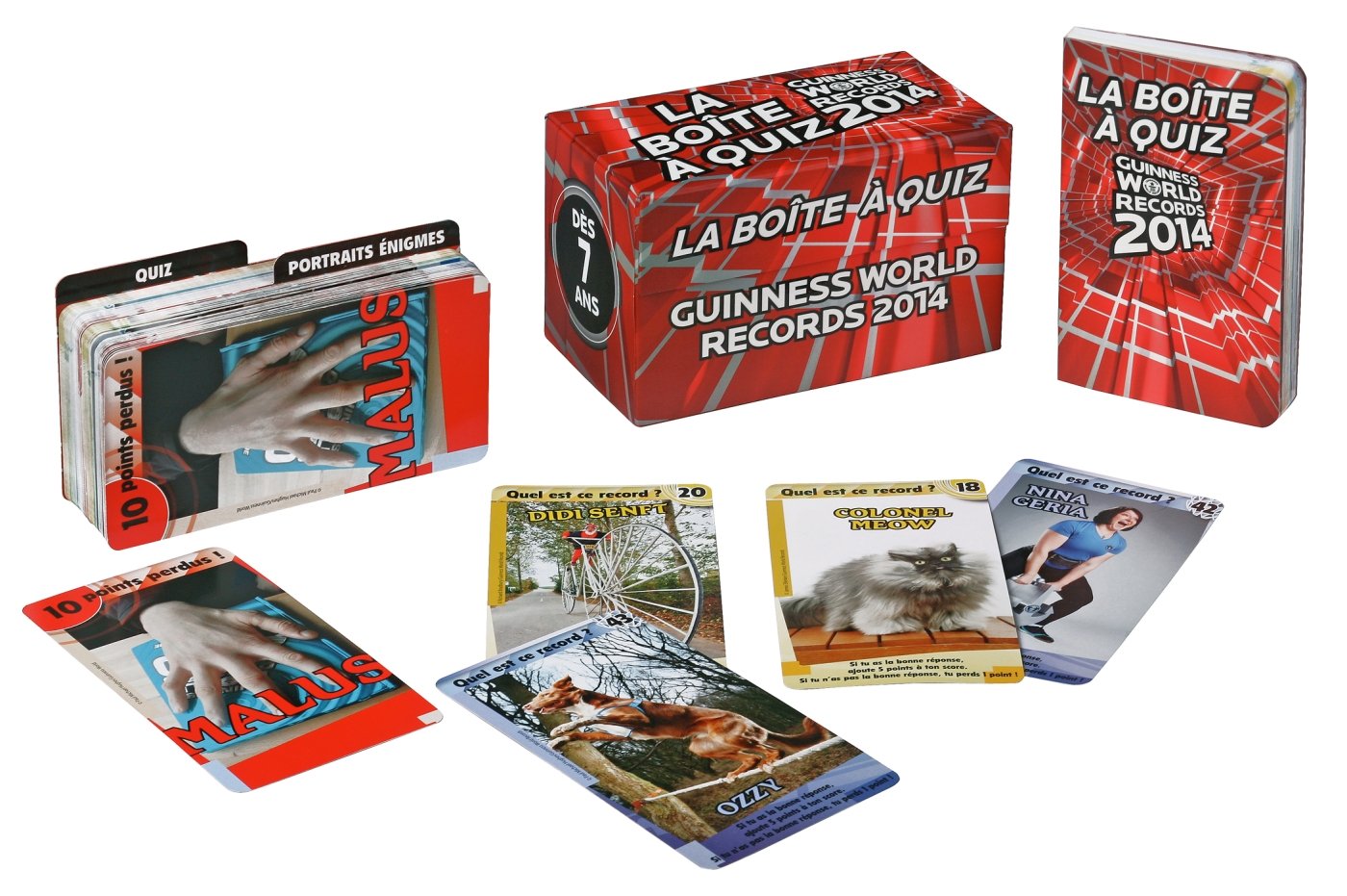 La boîte à quiz Guinness World Records 2014 book