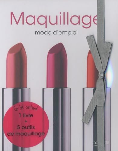 Maquillage mode d'emploi: Kit avec 1 livre et 5 outils de maquillage book