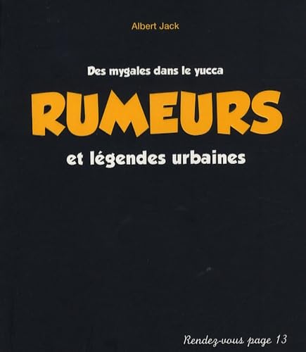Rumeurs et légendes urbaines: Des mygales dans le yucca book