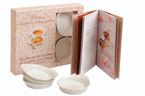 Petites crèmes craquantes: Un livre de 40 recettes et 4 petits plats à four en porcelaine book