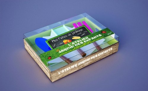 L'atelier jardin des enfants: 20 fiches, une mini-serre, une pelle ronde, une mini-pelle plate et une pelle à trois dents book