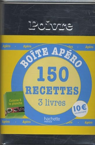 Boîte apéro: 150 recettes, Coffret en 3 volumes book