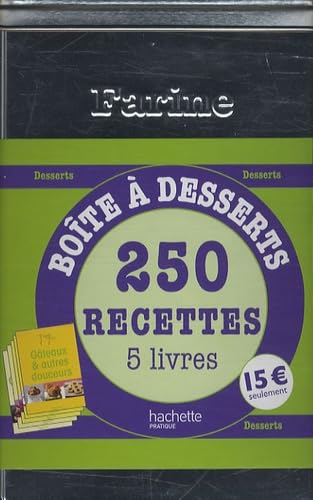 Boîtes à dessert: 250 recettes, Coffret 5 livres book