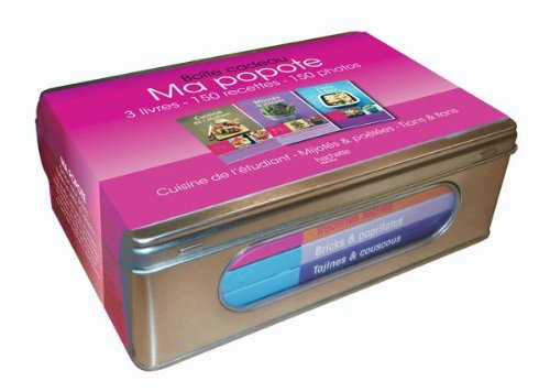 Ma popote: Boîte cadeau 3 volumes : cuisine de l'étudiant ; Mijotés & poêlées ; Tians & flans book