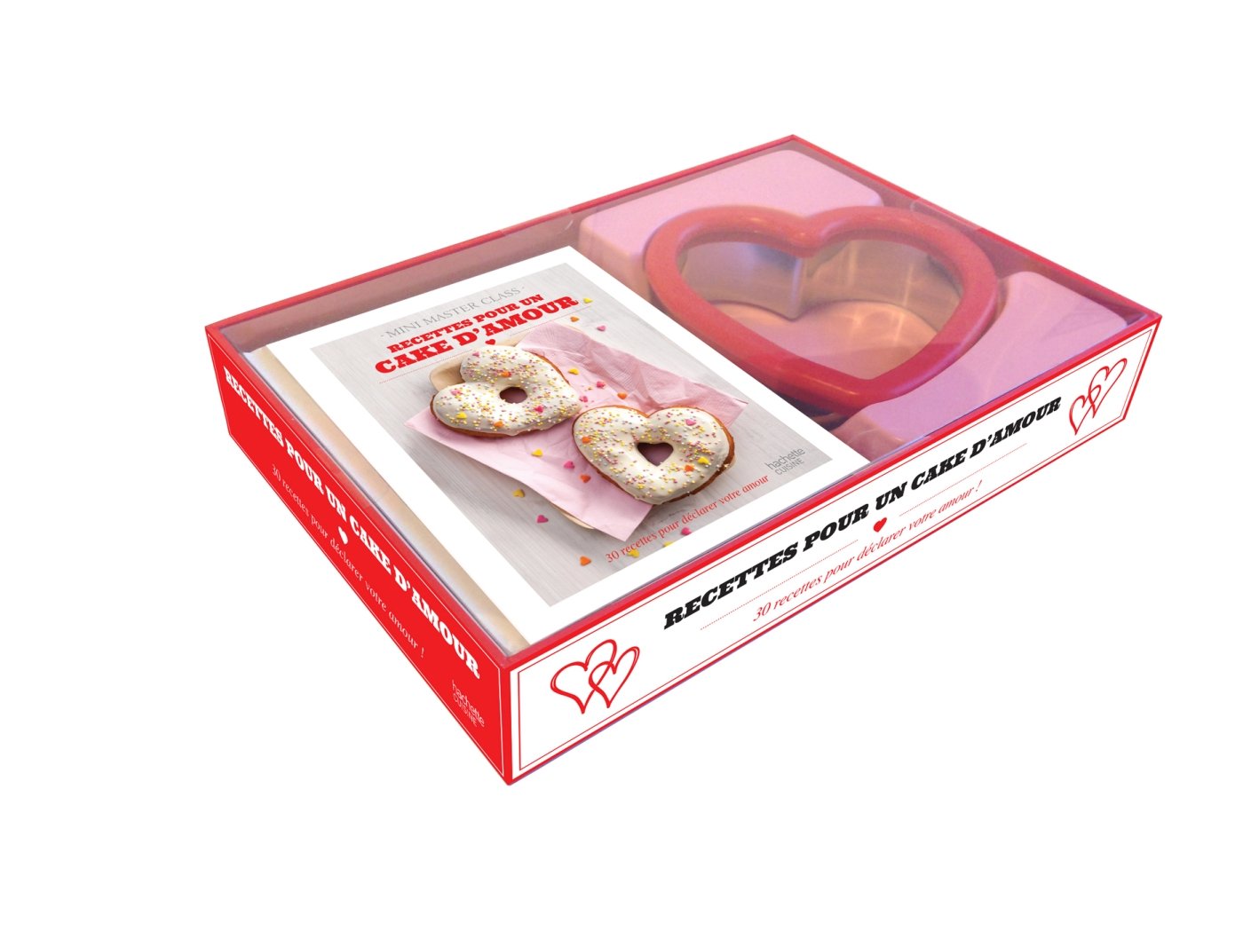 Recettes pour un cake d'amour: Coffret avec un emporte-pièce en forme de coeur book
