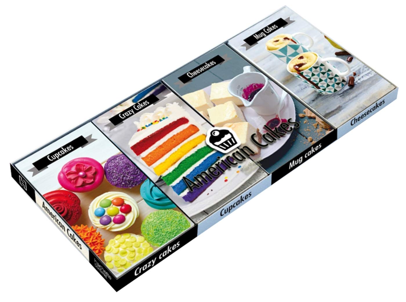 American Cakes: Coffret 4 livres : Crazy Cakes ; Cupcakes ; Mug Cakes ; Cheesecakes book