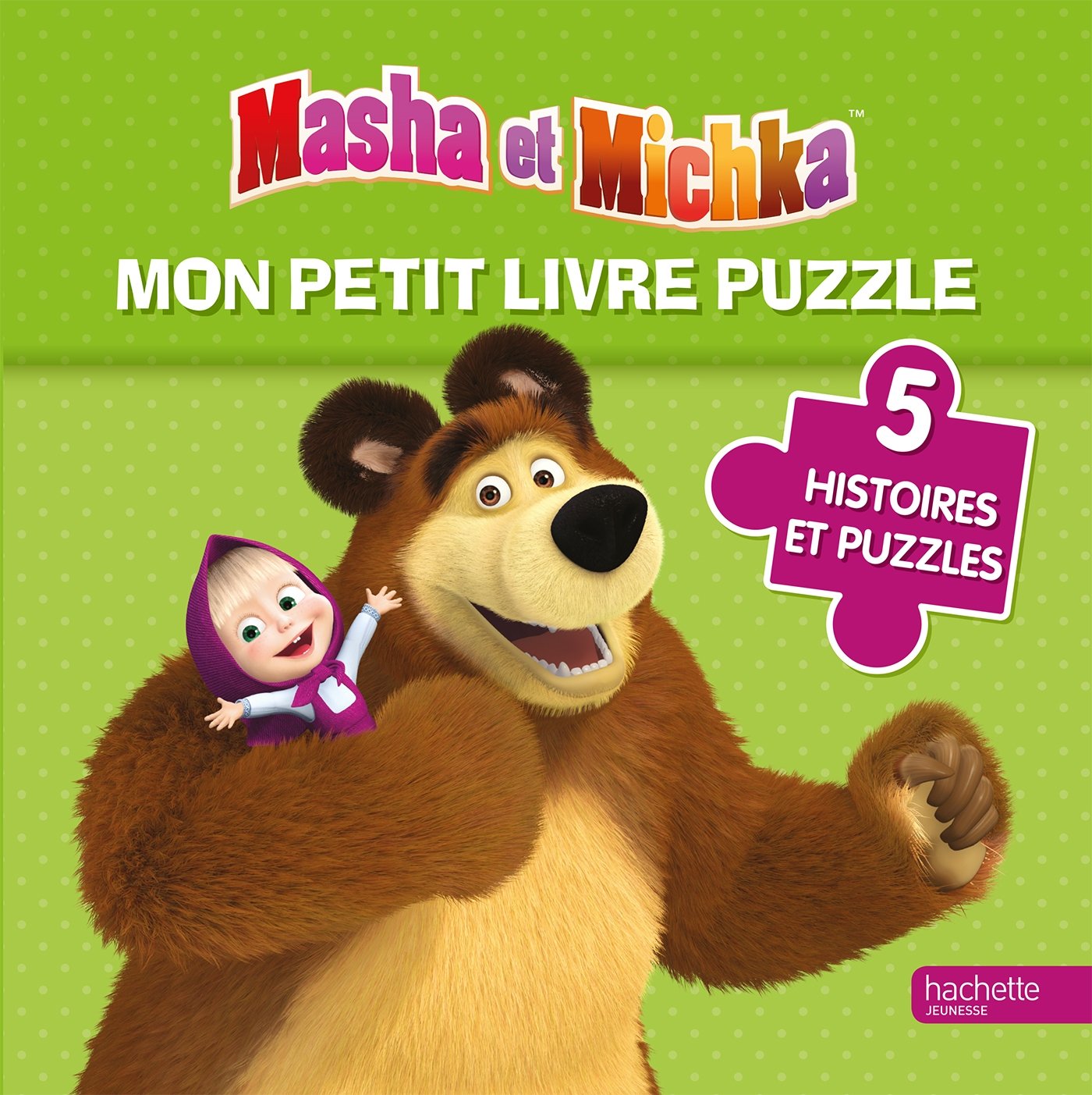 Masha et Michka - Mon petit livre puzzle: 5 histoires puzzle Tiptoi & Games