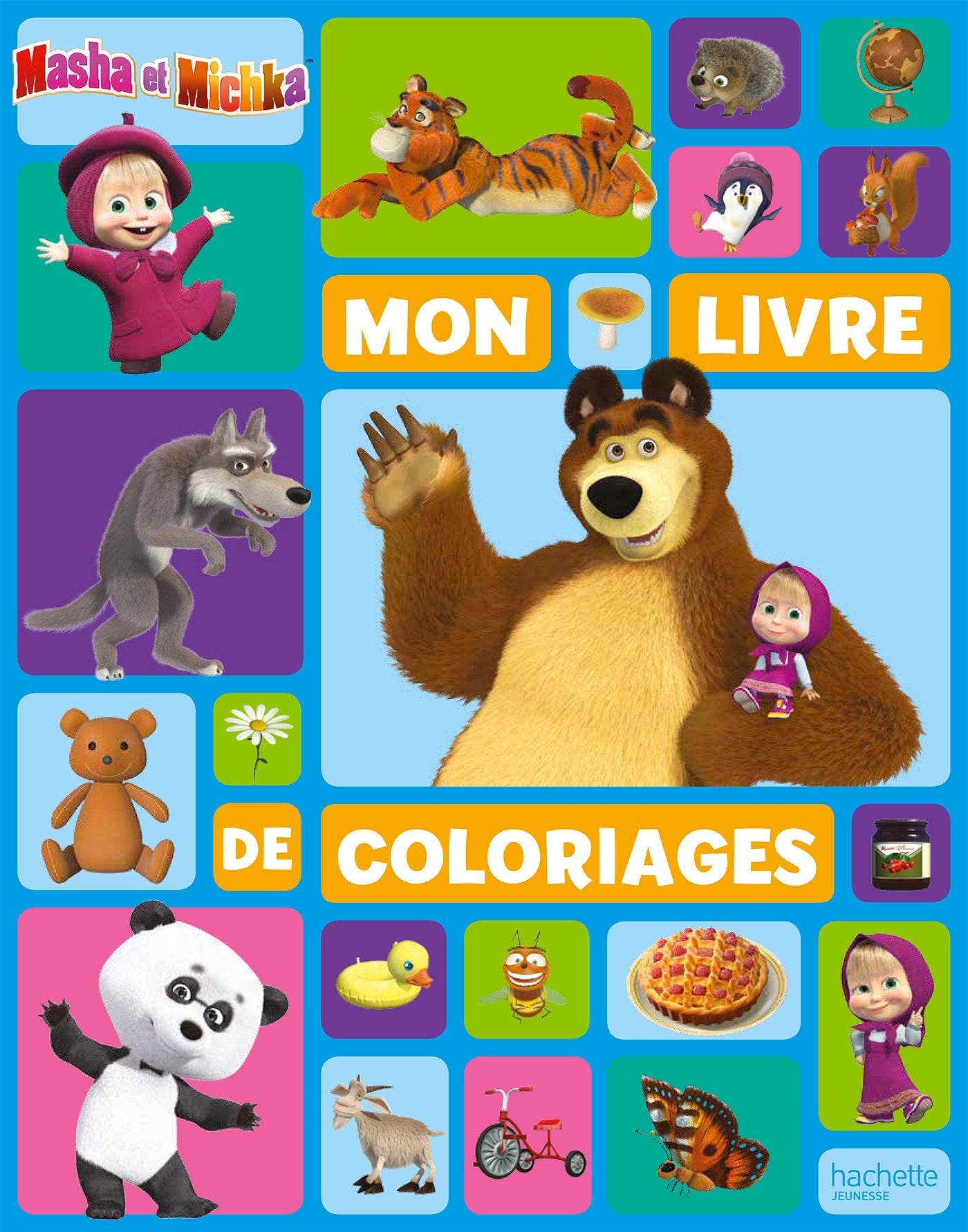 Masha et Michka - mon livre de coloriages Tiptoi & Games