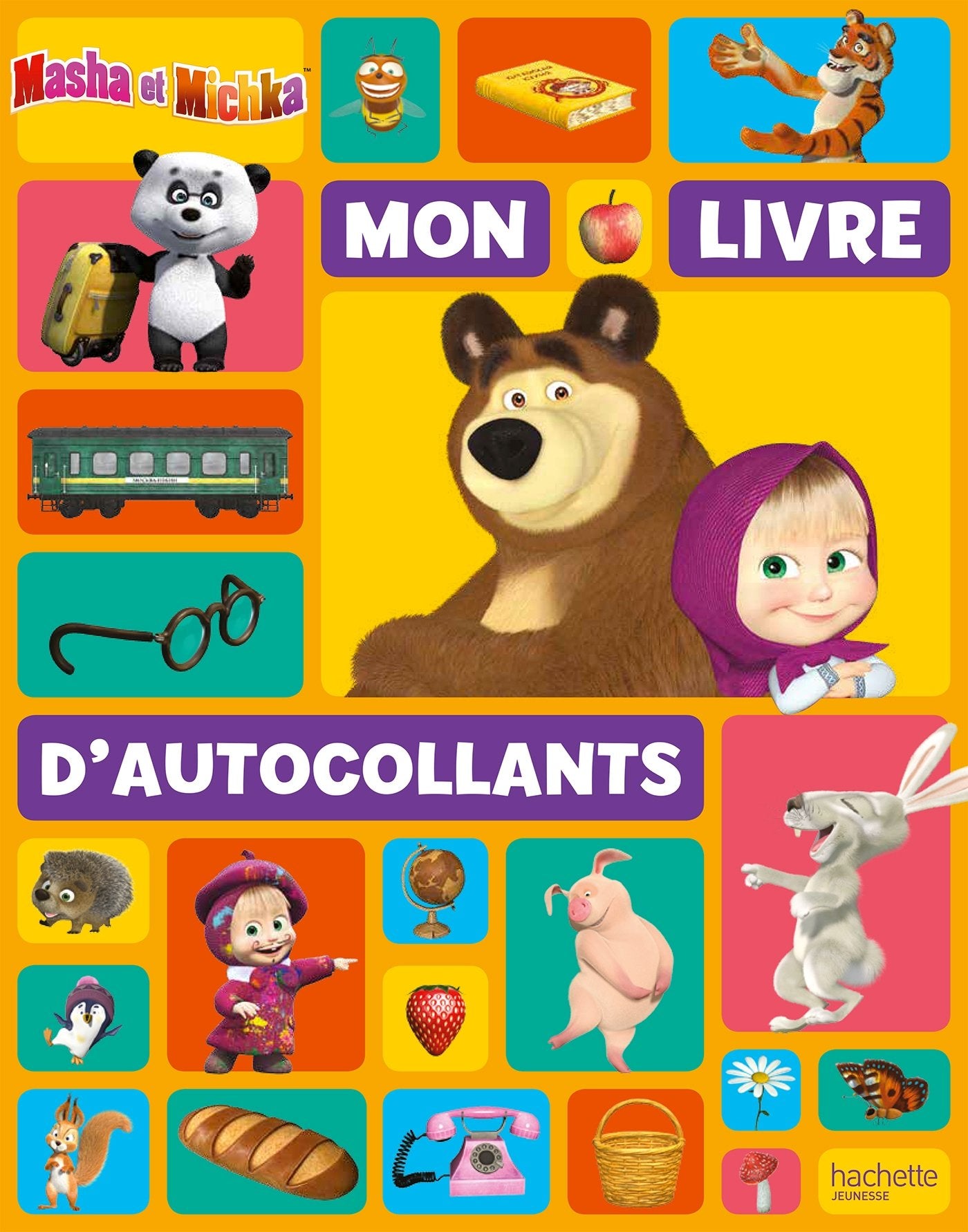 Masha et Michka - mon livre d'autocollants book