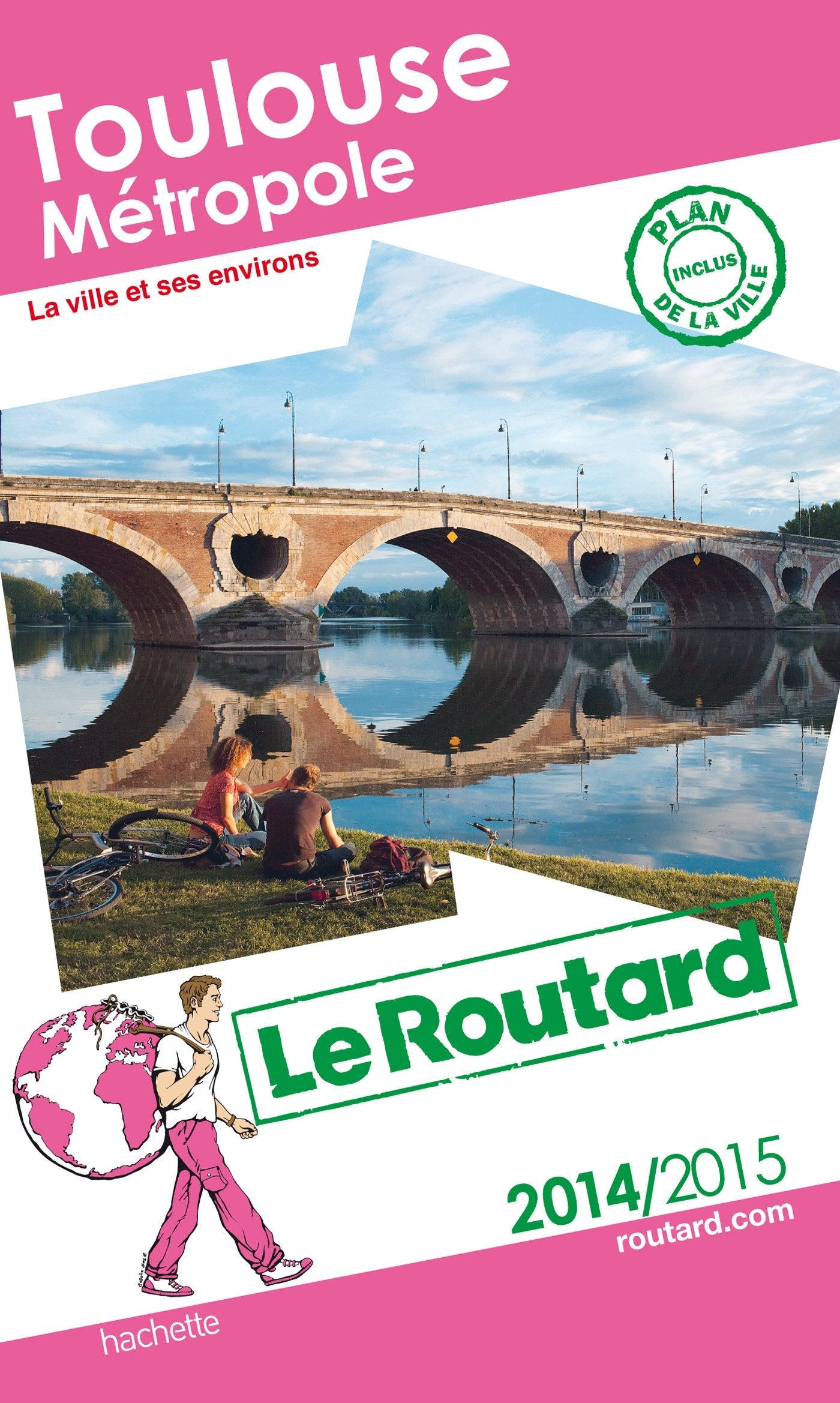 Toulouse métropole: La ville et ses environs, plan de la ville inclus book