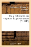 De la Publication des emprunts du gouvernement Social Sciences
