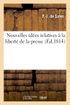 Nouvelles idées relatives à la liberté de la presse book