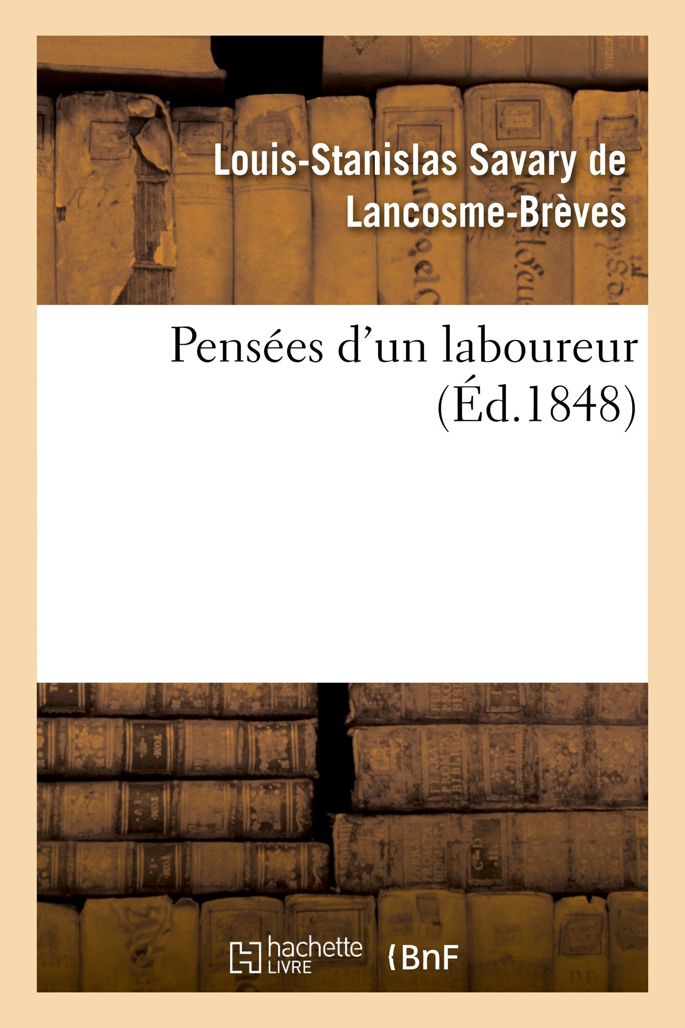 Pensées d'un laboureur book
