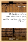 De l'existence d'une valve insérée sur la paroi postéro-supérieure du vagin Medicine