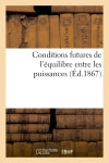 Conditions futures de l'équilibre entre les puissances book