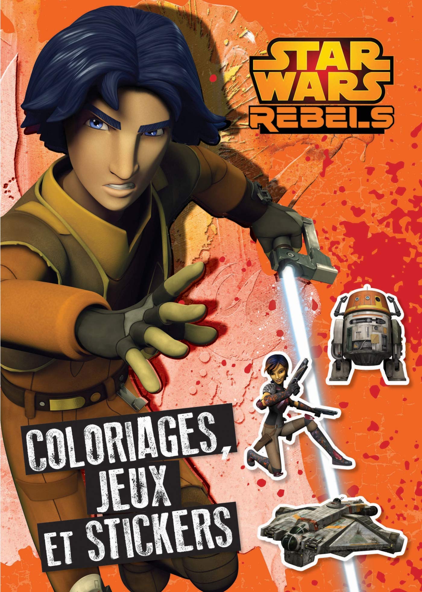 Coloriages, jeux et stickers Star Wars Rebels book