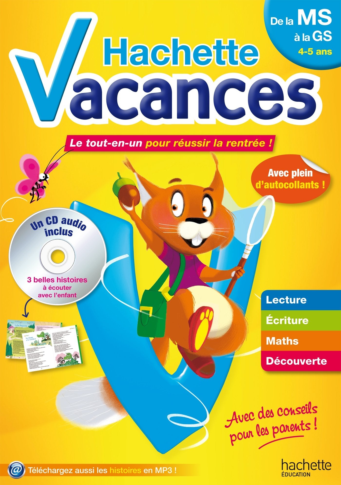Hachette vacances de la MS à la GS: Le tout-en-un pour réussir la rentrée ! book