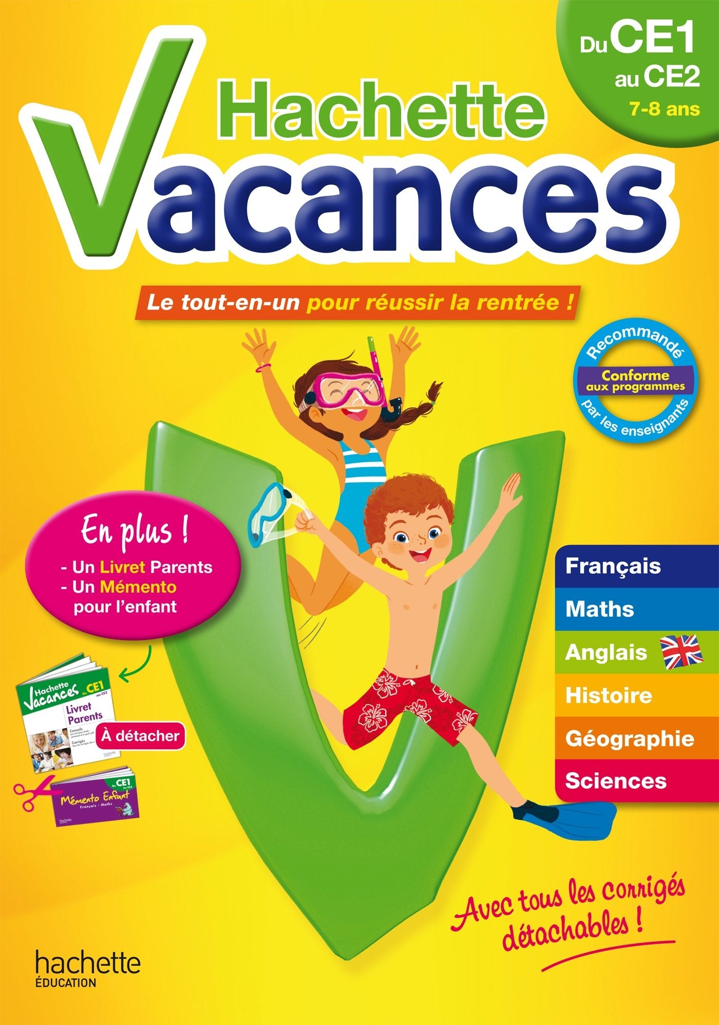 Hachette vacances du CE1 au CE2: Le tout-en-un pour réussir la rentrée ! Books