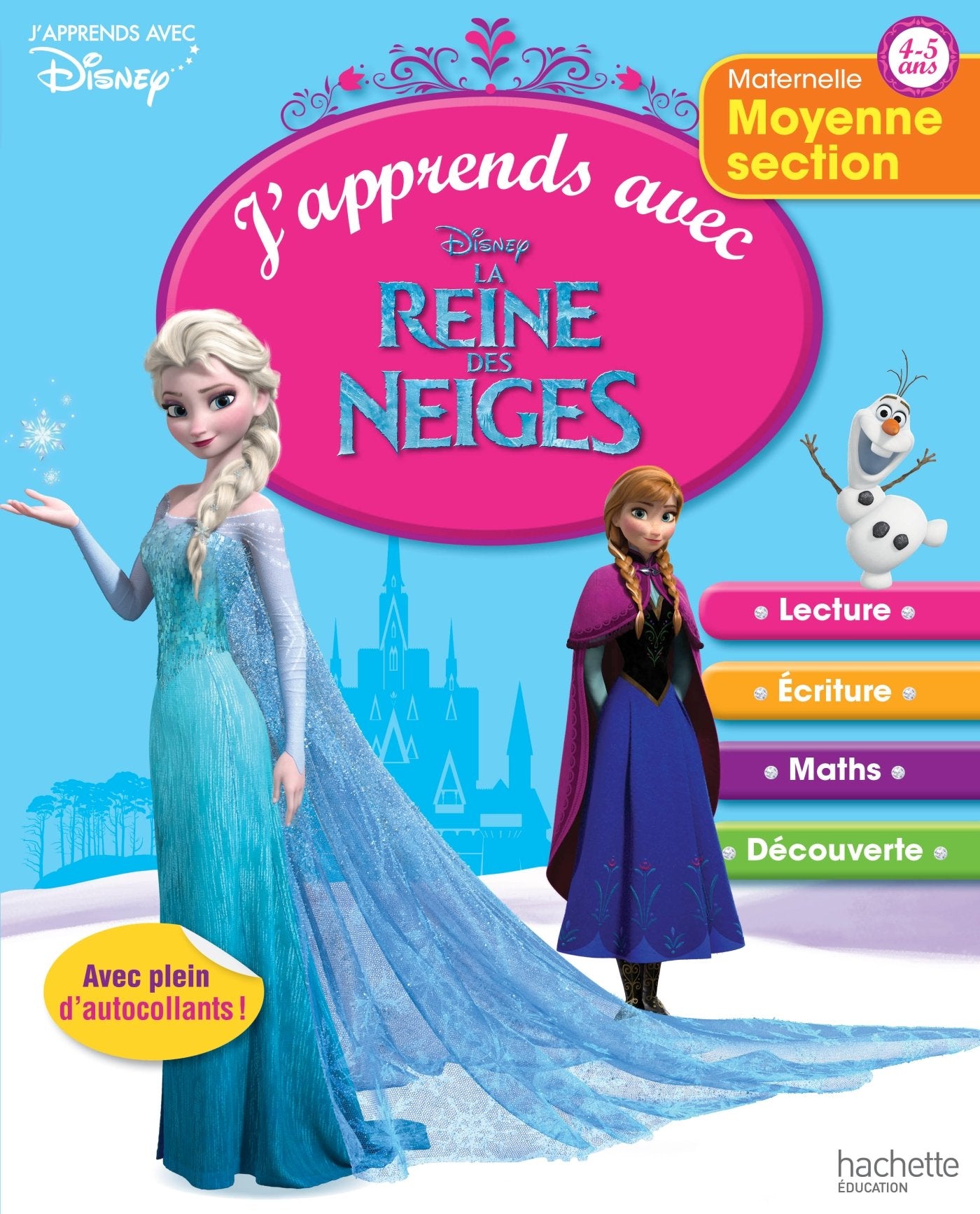J'apprends avec la La Reine Des Neiges MS book